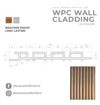 WPC Wall Cladding – Outdoor (Teak) (2)