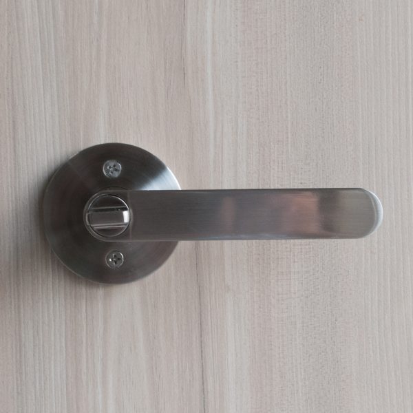 Door Locket Round – Silver (2)