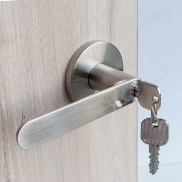 Door Locket Round – Silver (4)