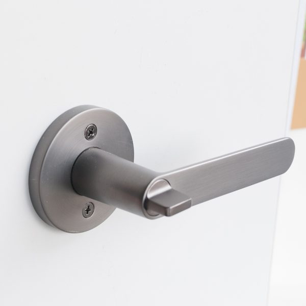 Door lockset Round – Gunpowder Metal (3)