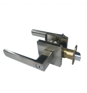 Key-in Lever Door Lockset - Square (Silver)